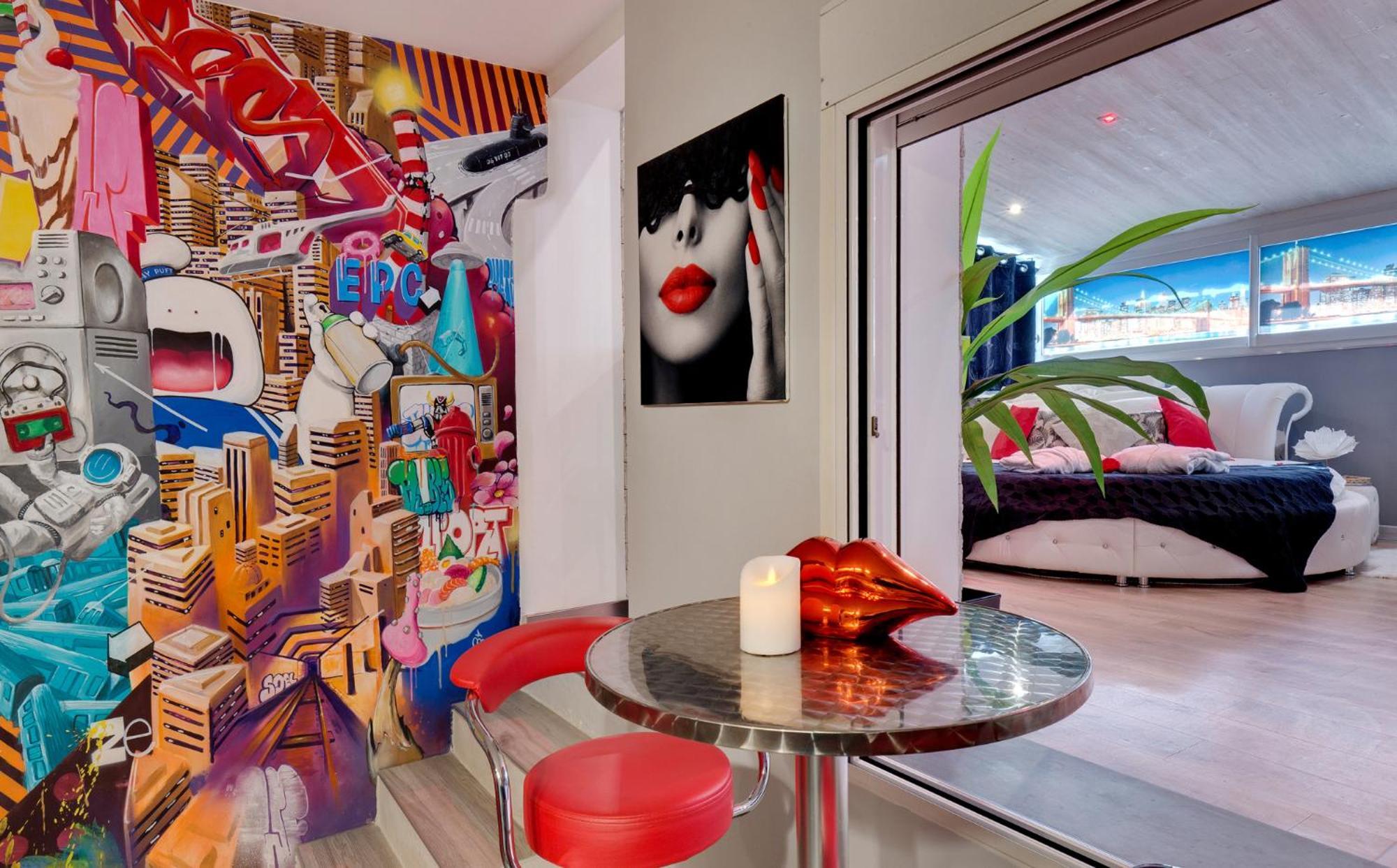 Suite Brooklyn Jacuzzi Vichy Exterior foto